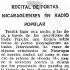 Recital de poetas nicaraqenses en Radio Popular